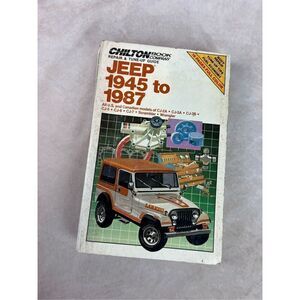 Jeep CJ-2A CJ-3A CJ-5 Wrangler 1945-1987 Shop Service Repair Manual Engine Guide